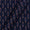 Ikat Cotton Dark Blue X Black Cross Tone Washed Fabric Online T9150ABB