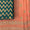 Peach Orange Colour Chinon Silk Embroidered Saree Set Fabric