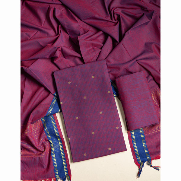 PURE COTTON LUREX SUIT SET
