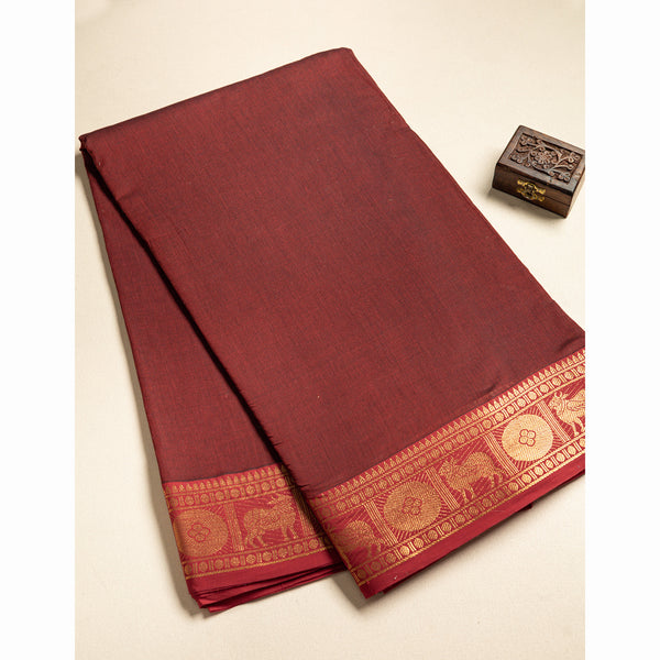WOVEN COTTON PICHWAI BORDER FABRIC