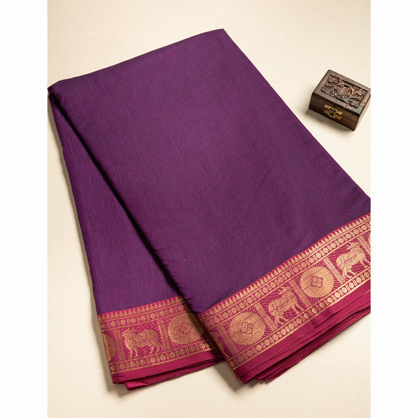 WOVEN COTTON PICHWAI BORDER FABRIC
