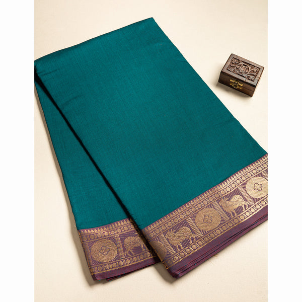 WOVEN COTTON PICHWAI BORDER FABRIC