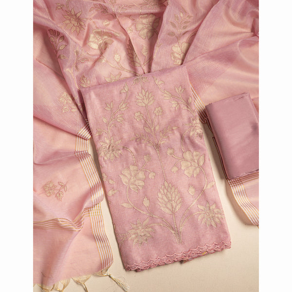 TISSUE APPLIQUE WORK SUIT SET