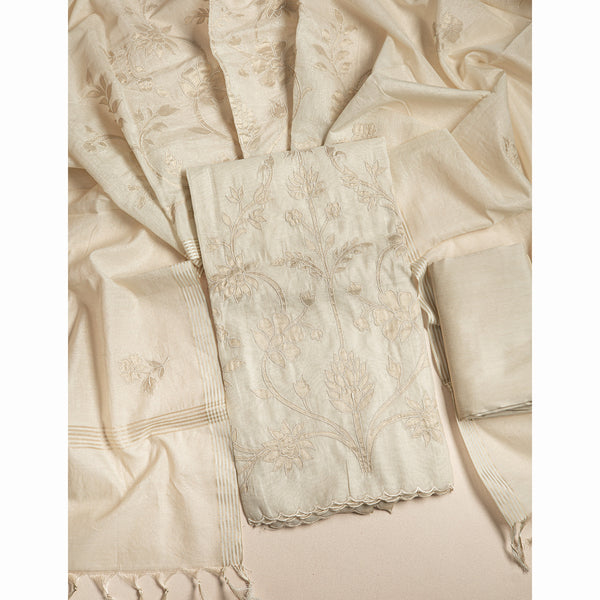 TISSUE APPLIQUE WORK SUIT SET