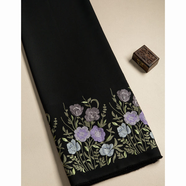 BANANA CREPE EMBROIDERED FABRIC