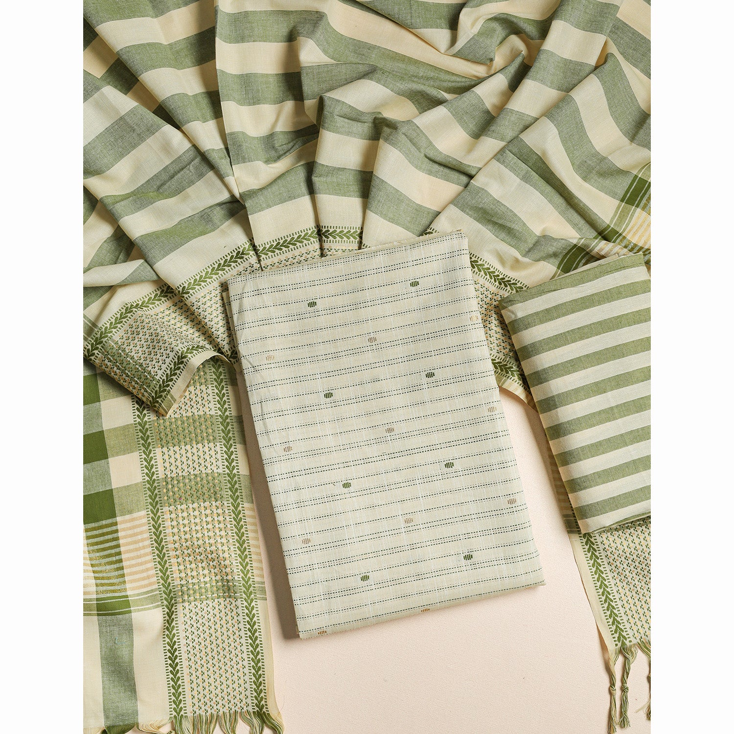 COTTON WOVEN SUIT SET