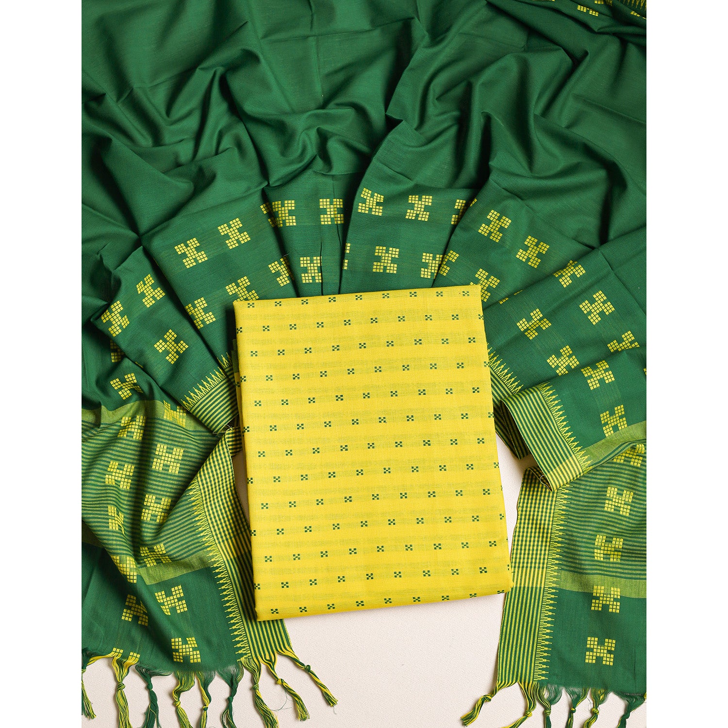 COTTON 2 PIECE SUIT SET