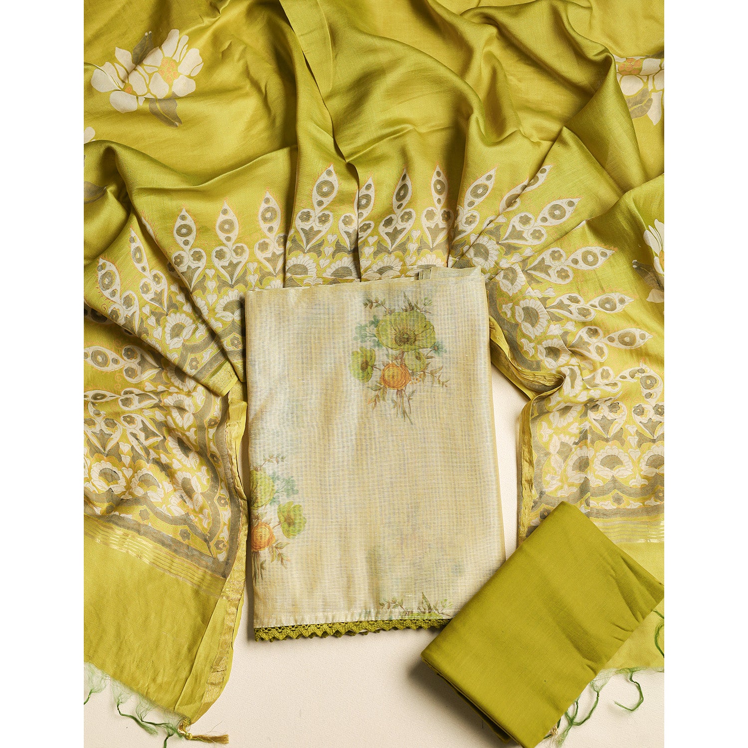 PARAG CHANDERI SILK SUIT SET