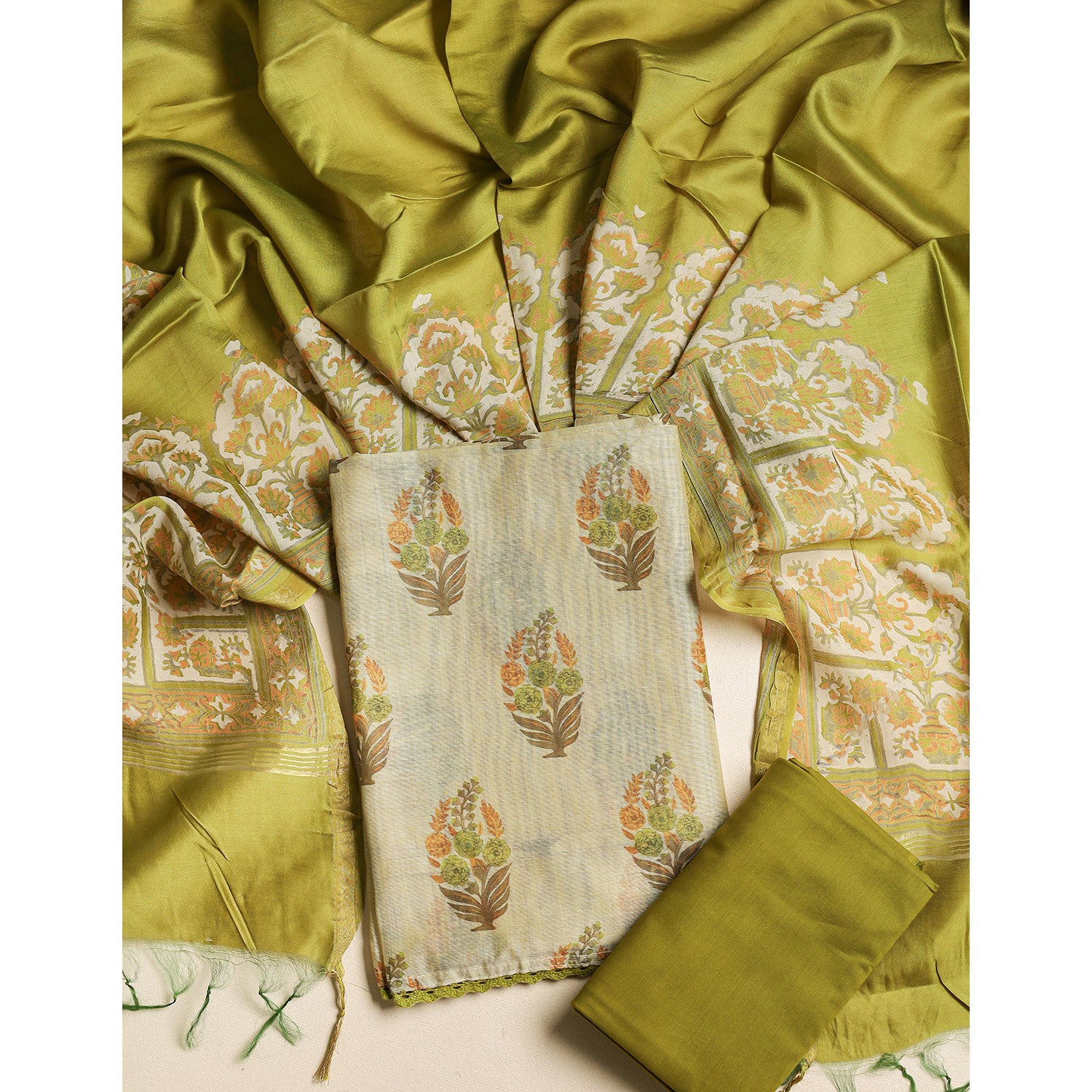 PARAG CHANDERI SILK SUIT SET