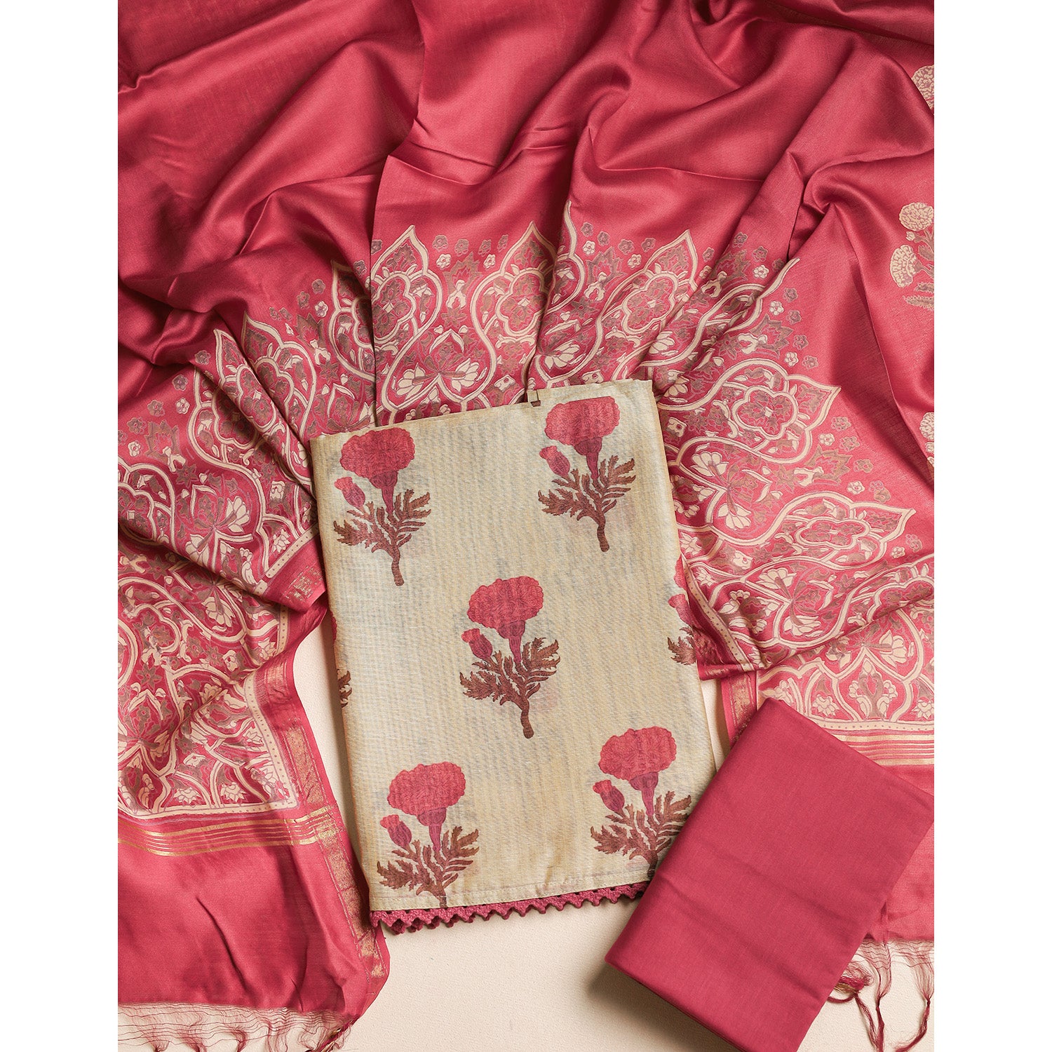 PARAG CHANDERI SILK SUIT SET