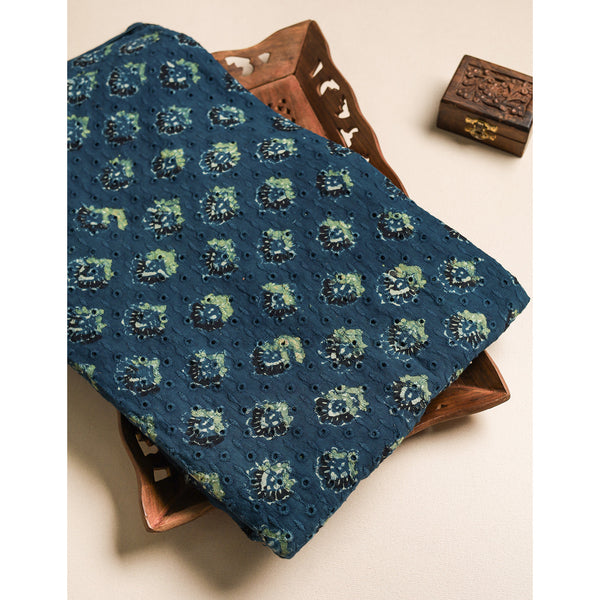 Pure Ajrakh Cotton Hakoba Fabric