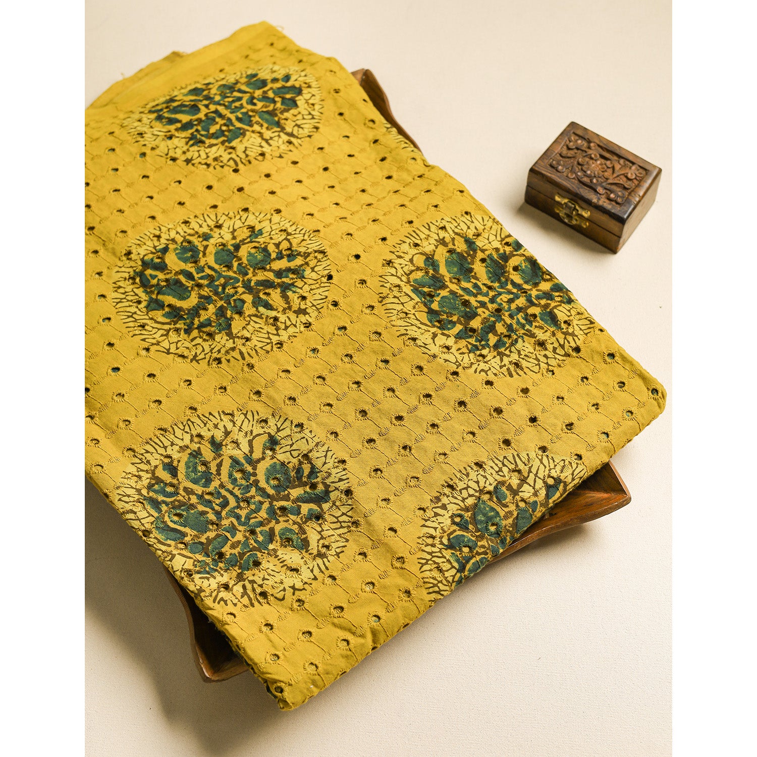 Pure Ajrakh Cotton Hakoba Fabric