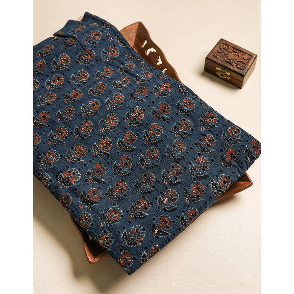 Pure Ajrakh Cotton Hakoba Fabric