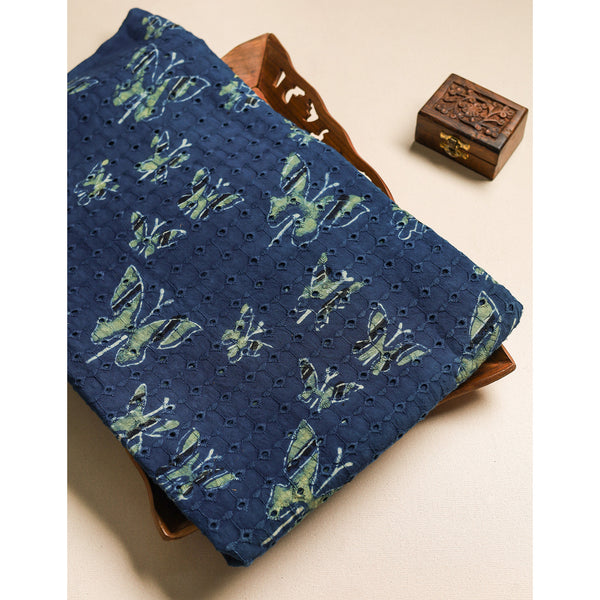 Pure Ajrakh Cotton Hakoba Fabric