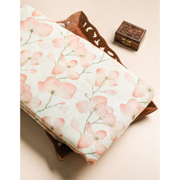 PURE LINEN PRINTED FABRIC