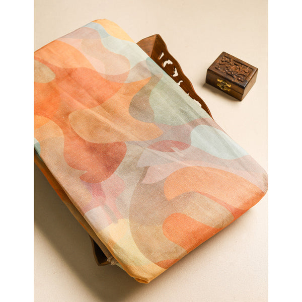 PURE LINEN PRINTED FABRIC