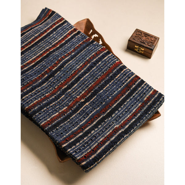 Pure Ajrakh Cotton Hakoba Fabric