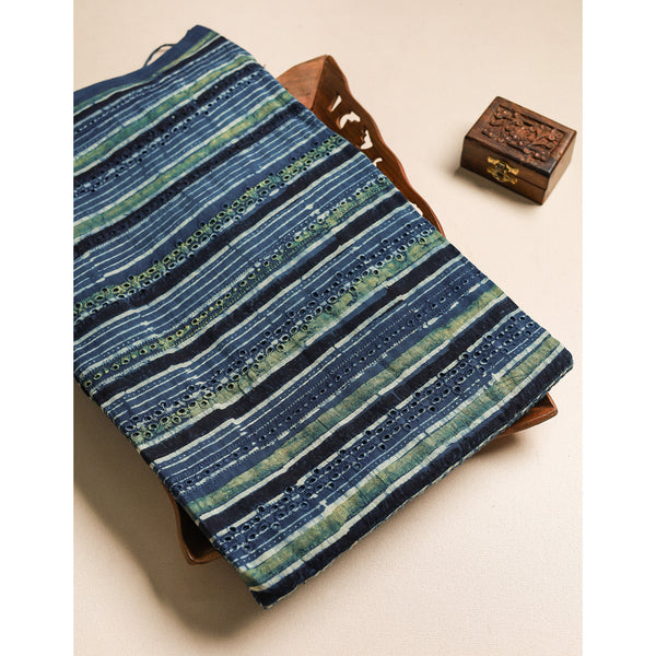 Pure Ajrakh Cotton Hakoba Fabric