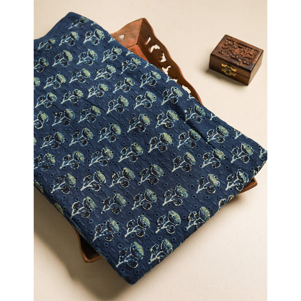 Pure Ajrakh Cotton Hakoba Fabric