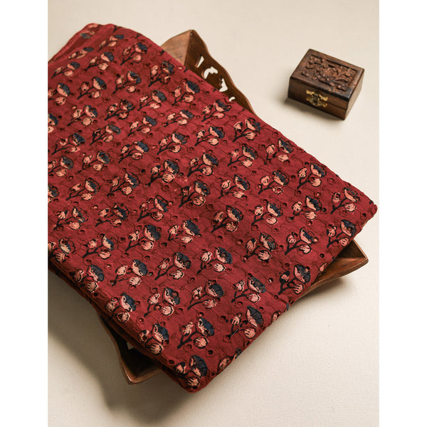Pure Ajrakh Cotton Hakoba Fabric