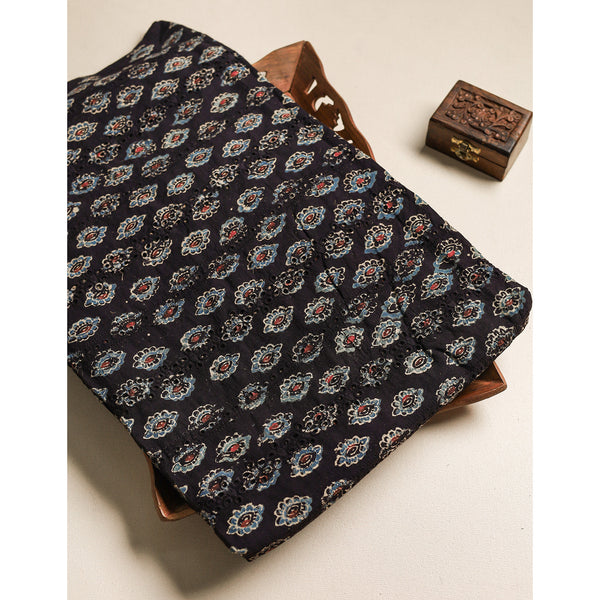 Pure Ajrakh Cotton Hakoba Fabric