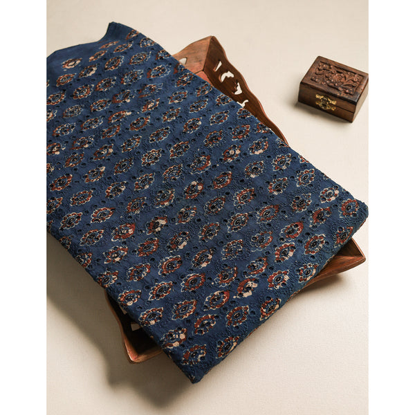 Pure Ajrakh Cotton Hakoba Fabric
