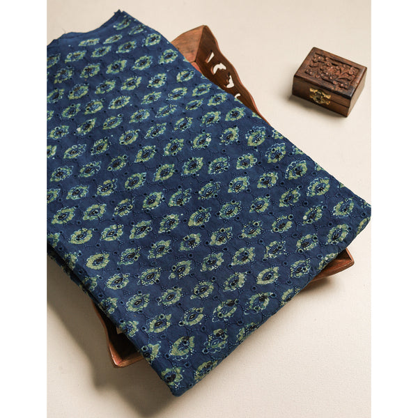 Pure Ajrakh Cotton Hakoba Fabric