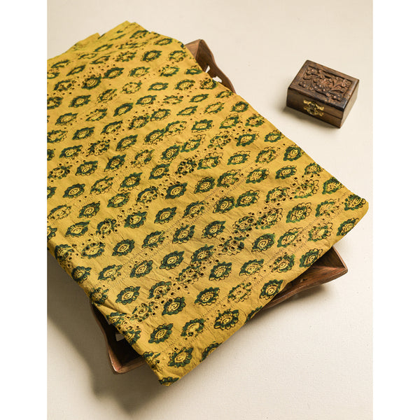 Pure Ajrakh Cotton Hakoba Fabric
