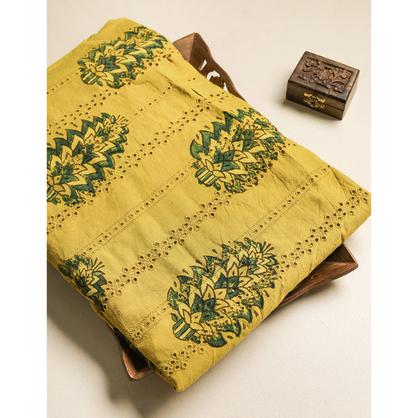Pure Ajrakh Cotton Hakoba Fabric