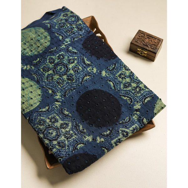 Pure Ajrakh Cotton Hakoba Fabric