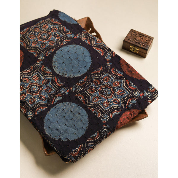 Pure Ajrakh Cotton Hakoba Fabric