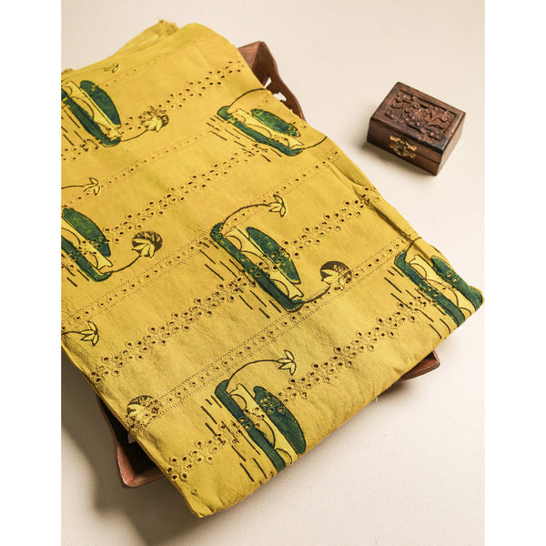 Pure Ajrakh Cotton Hakoba Fabric