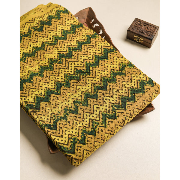 Pure Ajrakh Cotton Hakoba Fabric