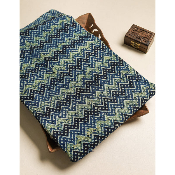 Pure Ajrakh Cotton Hakoba Fabric