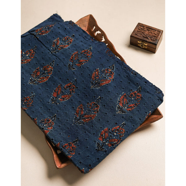 Pure Ajrakh Cotton Hakoba Fabric