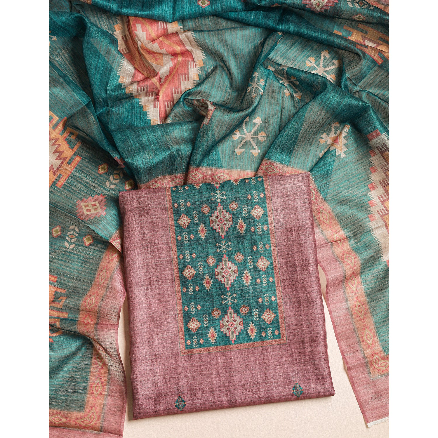 BOHO SILK 2 PIECE SUIT SET