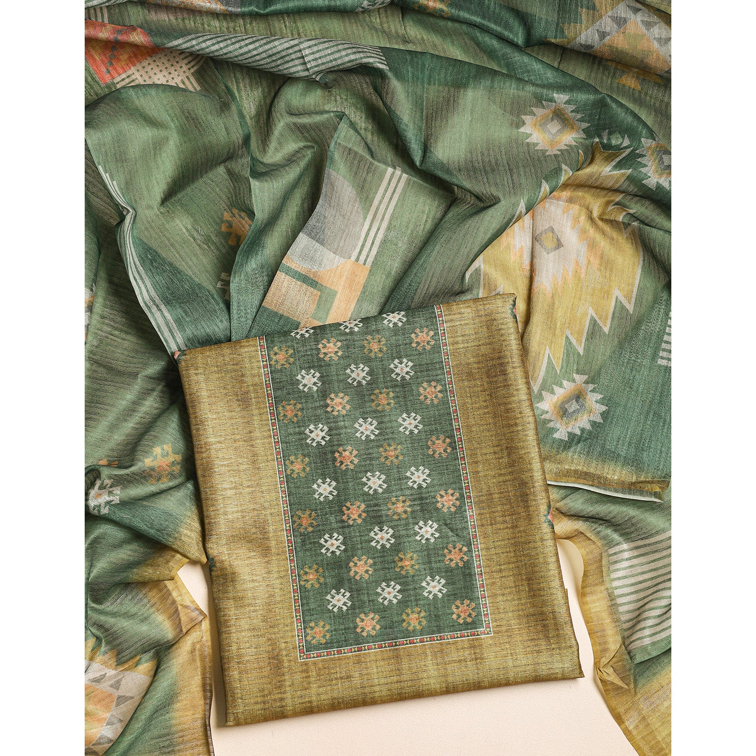 BOHO SILK 2 PIECE SUIT SET