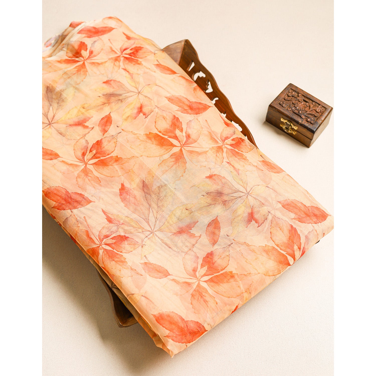 ORGANZA PRINTED FABRIC