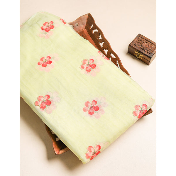 ORGANZA PRINTED FABRIC