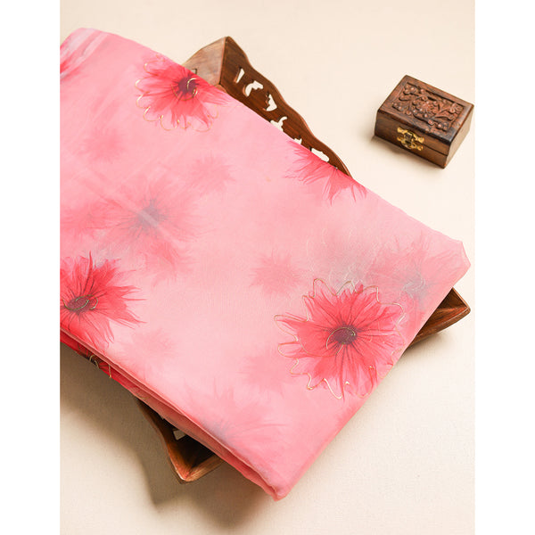 ORGANZA PRINTED FABRIC