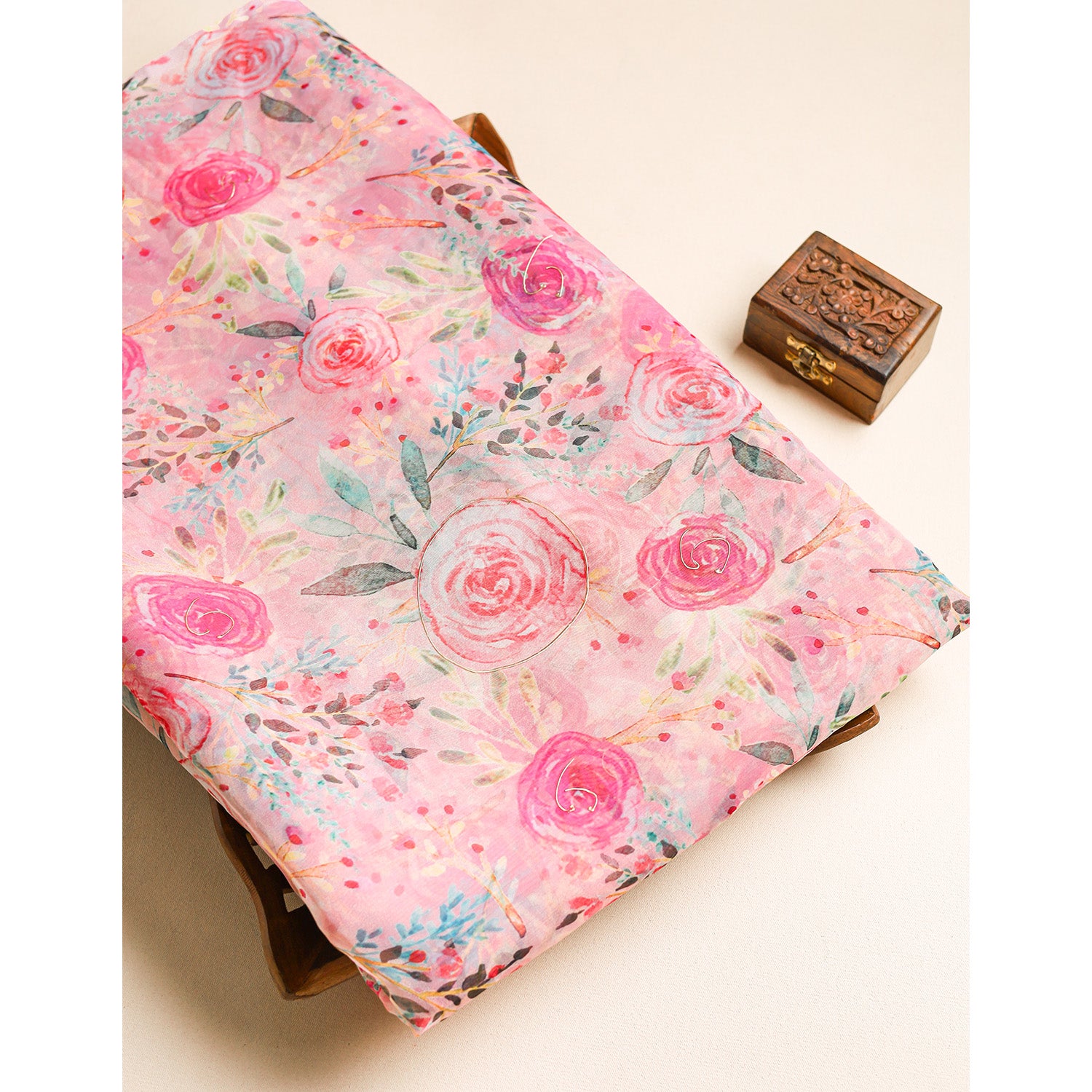 ORGANZA PRINTED FABRIC