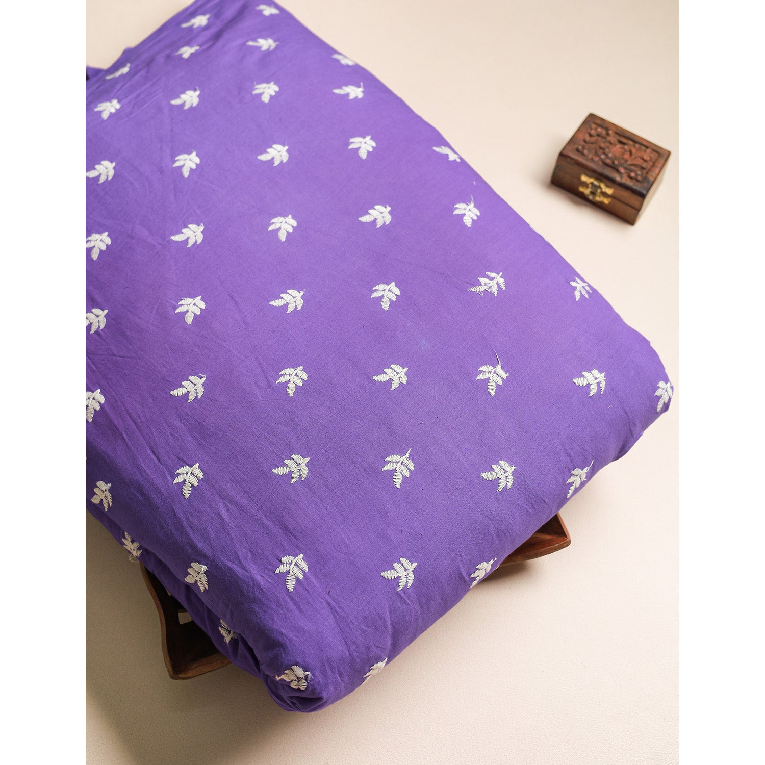 COTTON EMBROIDERED FABRIC