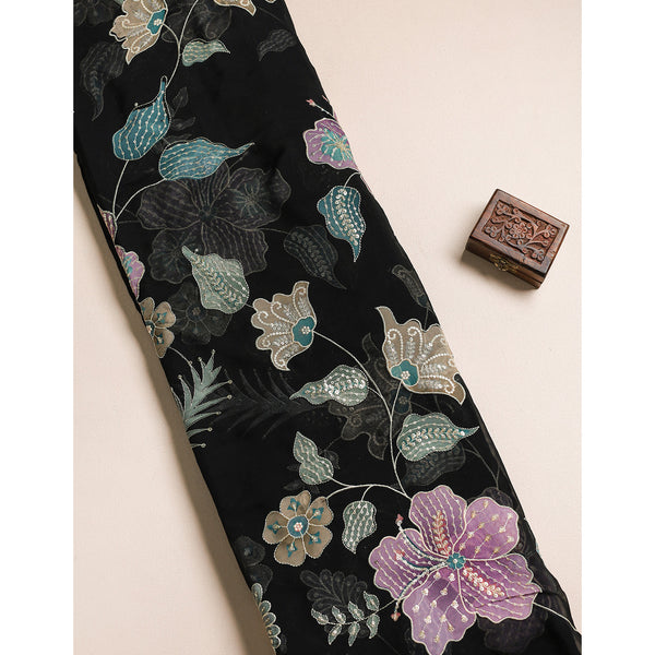 ORGANZA EMBROIDERED FABRIC