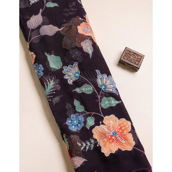 ORGANZA EMBROIDERED FABRIC