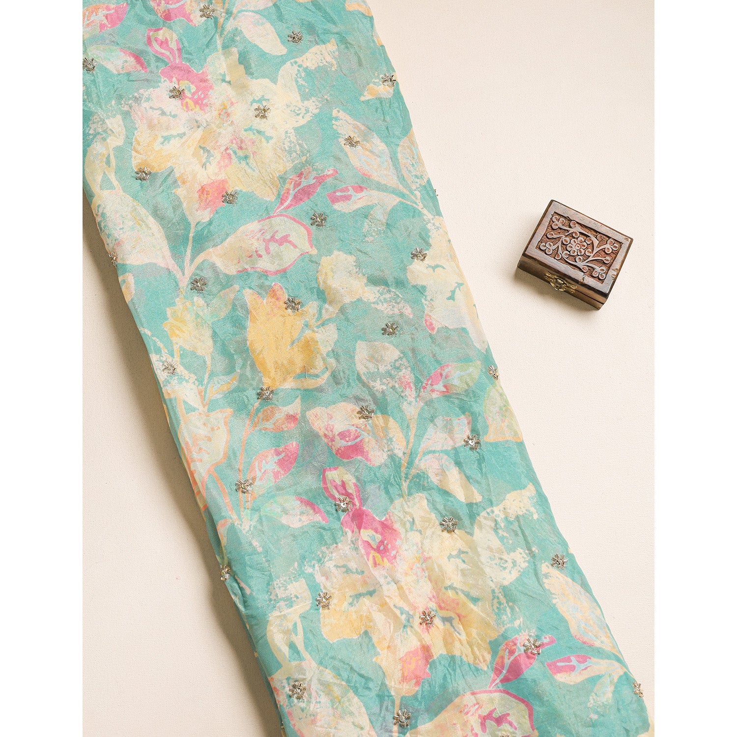 GEORGETTE EMBROIDERED FABRIC