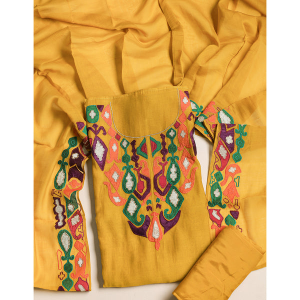 MUL CHANDERI SUIT SET