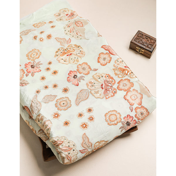 SILK EMBROIDERED FABRIC