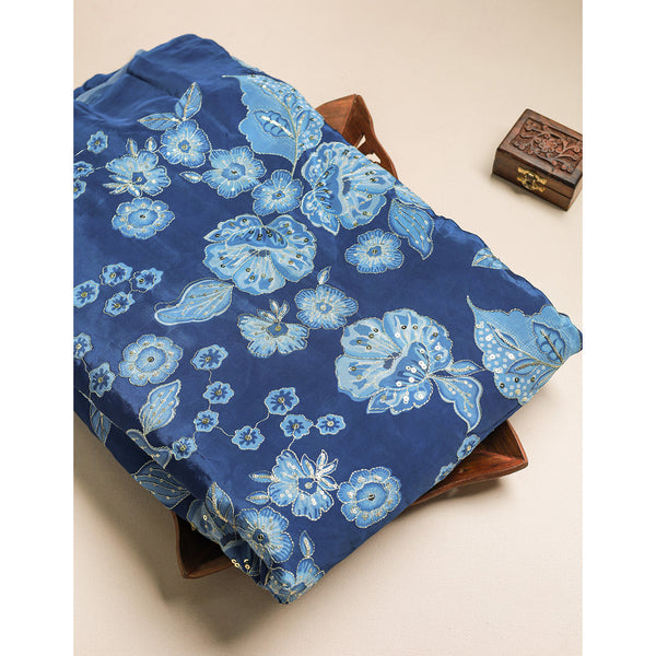 SILK EMBROIDERED FABRIC