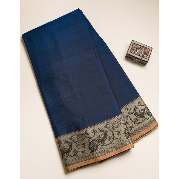 Handloom Cotton Narayanpet Zari Border Fabric
