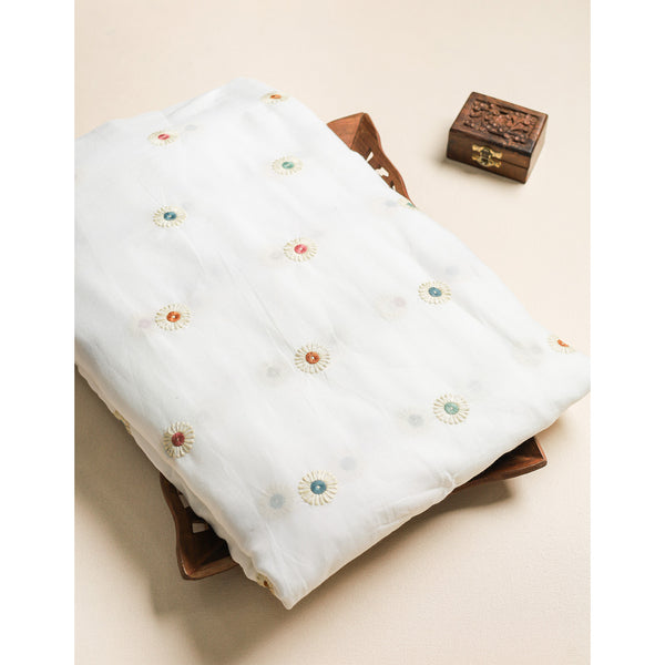 COTTON EMBROIDERED FABRIC